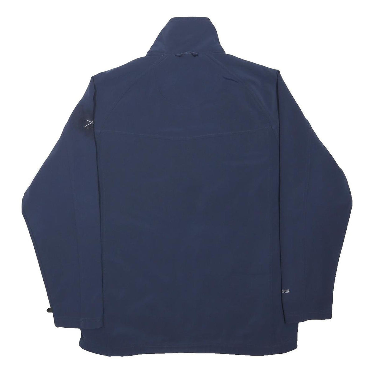 REGATTA Mens Navy Blue Softshell Jacket M Cotton Blend Zip Outdoor Casual