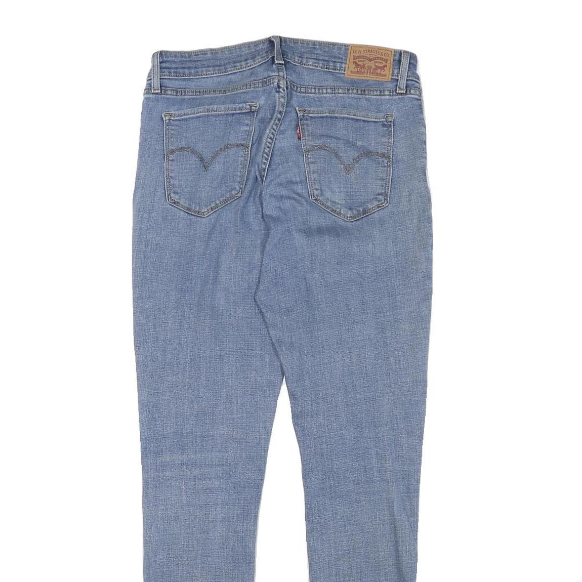 LEVI'S 711 Womens Jeans Blue Slim Skinny Denim W29 L29 Stretch Cotton Blend