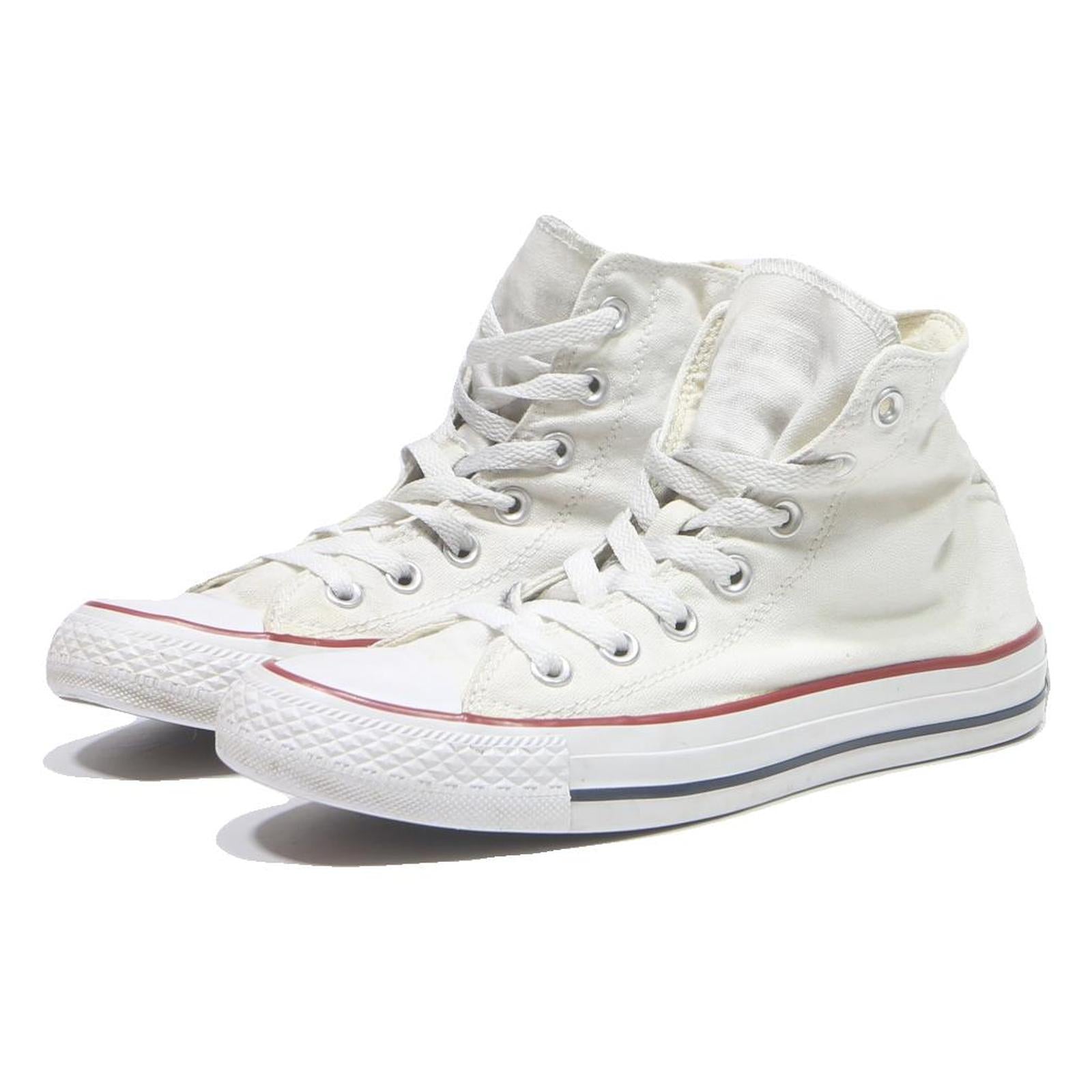 CONVERSE Chuck Taylor All Star Womens Lace-Up Trainers White Canvas UK 5 Classic