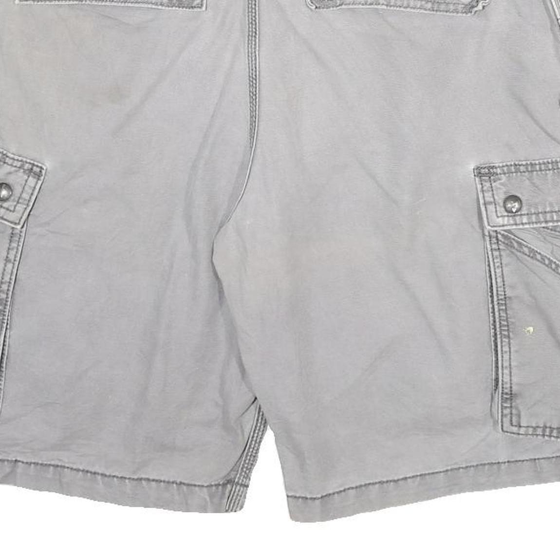 CARHARTT Mens Shorts Grey Relaxed Fit Cargo XL W32 Practical Pocketed Workwear