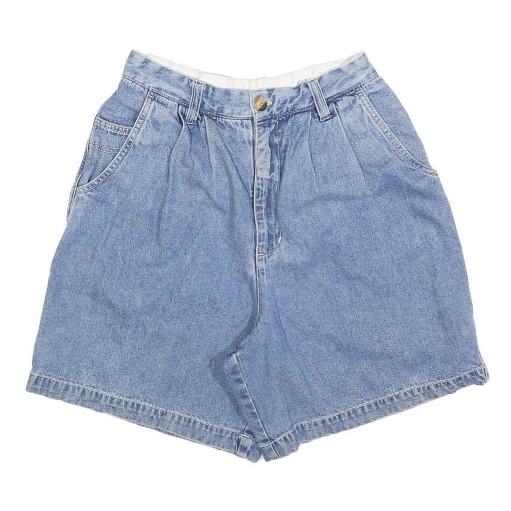 GV JEANS Womens Denim Blue Casual Shorts XS W25 High Waist Relaxed Fit