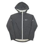 JACK WOLFSKIN Womens Black Hooded Jacket S Nylon Texapore Outdoor Zip