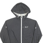 JACK WOLFSKIN Womens Black Hooded Jacket S Nylon Texapore Outdoor Zip