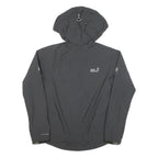 JACK WOLFSKIN Womens Black Hooded Jacket S Nylon Texapore Outdoor Zip