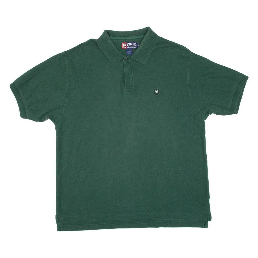 CHAPS RALPH LAUREN Mens Polo Shirt Green 2XL