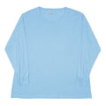 CARHARTT Mens Light Blue Long Sleeve Crew Neck Cotton Blend T-Shirt L
