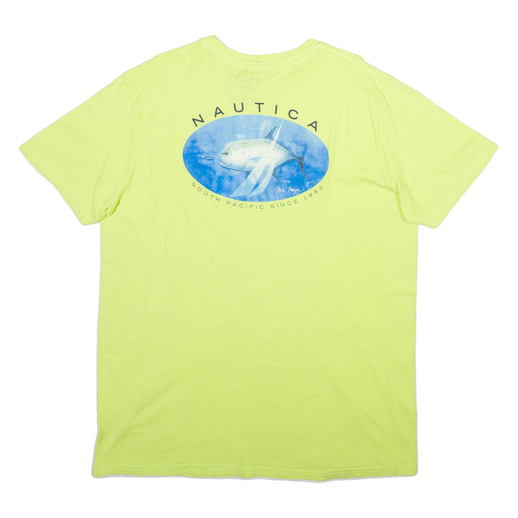 NAUTICA Mens T-Shirt Yellow XL