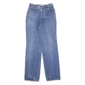 CALVIN KLEIN Womens Blue Regular Straight Denim Medium W26 L32 Zip Jeans
