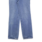 CALVIN KLEIN Womens Blue Regular Straight Denim Medium W26 L32 Zip Jeans