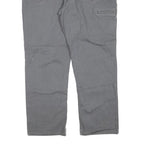 CARHARTT Mens Cotton Blend Grey Regular Fit Straight Leg Trousers W40 L30