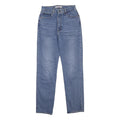 LEVI'S 70S HIGH BIG E Womens Jeans Blue Regular Straight Denim Medium W28 L31