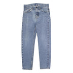 CARHARTT Mens Jeans Blue Regular Straight Denim Stone Wash W32 L29 Workwear