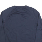 CHAMPION Mens Blue Crew Neck XL Cotton Blend Sweatshirt Pullover Logo