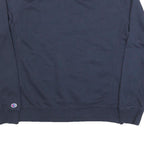 CHAMPION Mens Blue Crew Neck XL Cotton Blend Sweatshirt Pullover Logo