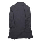 TOPSHOP Womens Black Jacket UK 6 Polyester Blend Classic Button Closure Elegant
