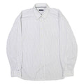 TOMMY HILFIGER Mens White & Blue Checked Shirt XL Button Down Casual Formal
