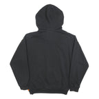 ADIDAS Womens Black Yellow & Orange Striped Hoodie UK 10 Casual Sweatshirt