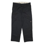 DICKIES Mens Regular Fit Black Workwear Trousers W40 L32 Durable Cotton Blend