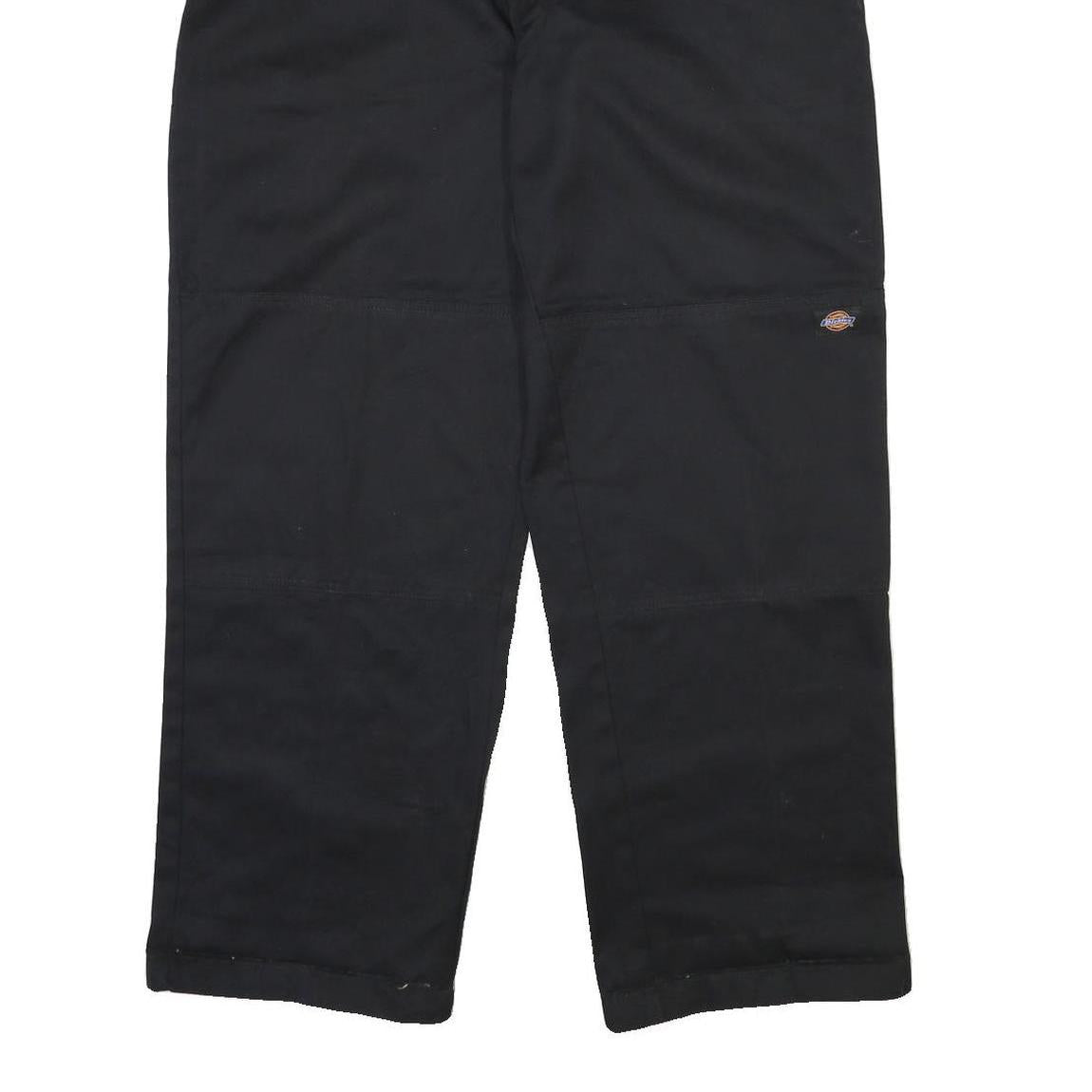 DICKIES Mens Regular Fit Black Workwear Trousers W40 L32 Durable Cotton Blend
