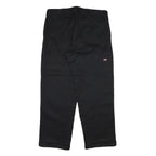 DICKIES Mens Regular Fit Black Workwear Trousers W40 L32 Durable Cotton Blend