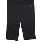 DICKIES Mens Regular Fit Black Workwear Trousers W40 L32 Durable Cotton Blend