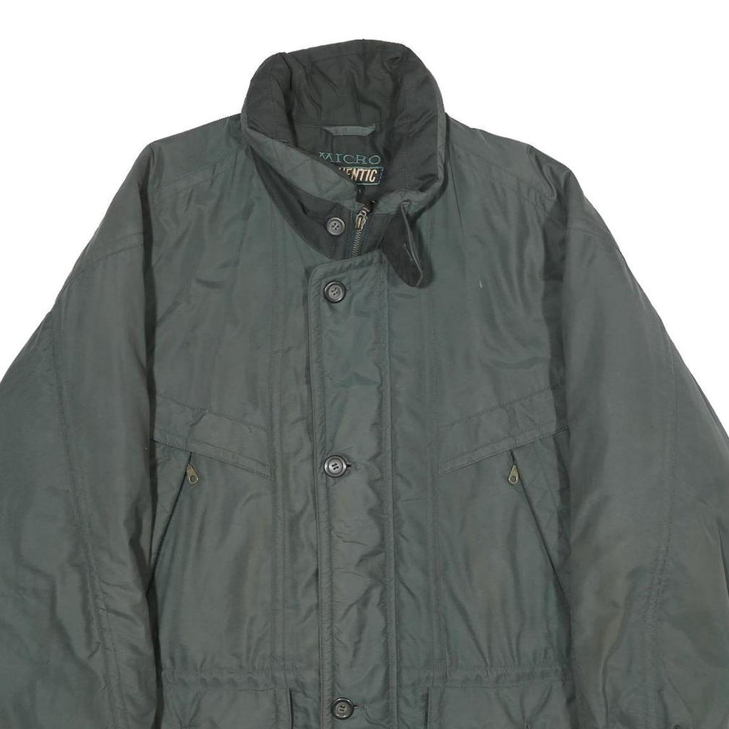 SYMPATEK Mens Black XL Polyester Jacket Zip Closure Classic Regular Fit Plain