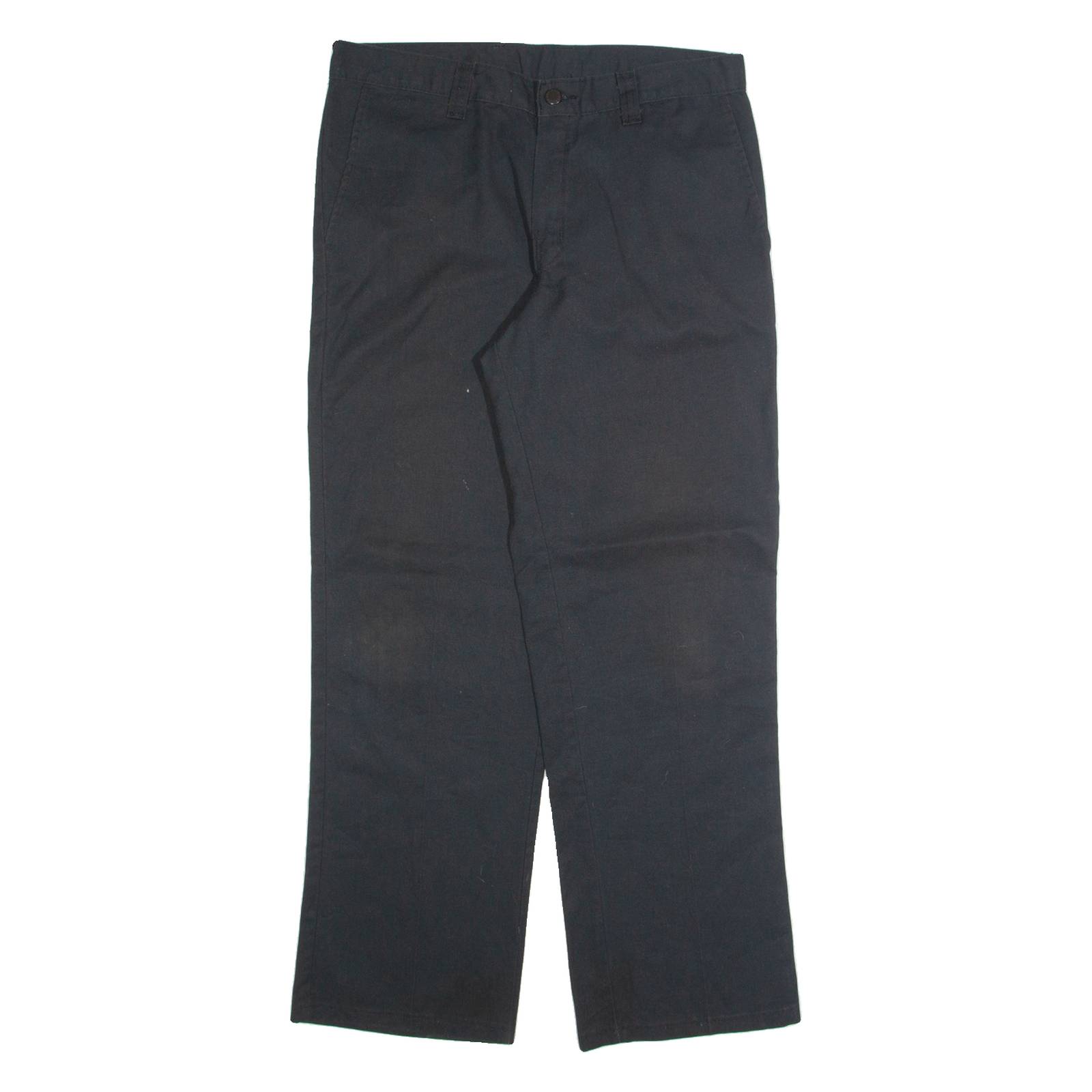 DICKIES Chino Mens Trousers Black Regular Straight W32 L30