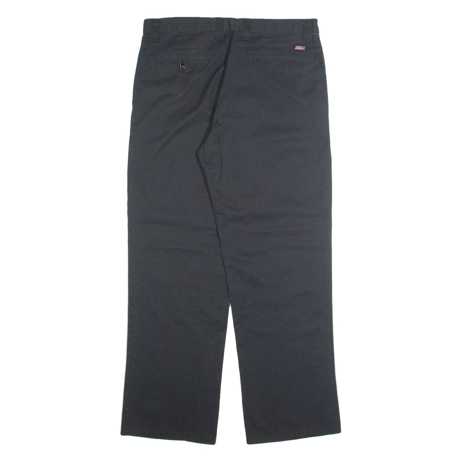DICKIES Chino Mens Trousers Black Regular Straight W32 L30