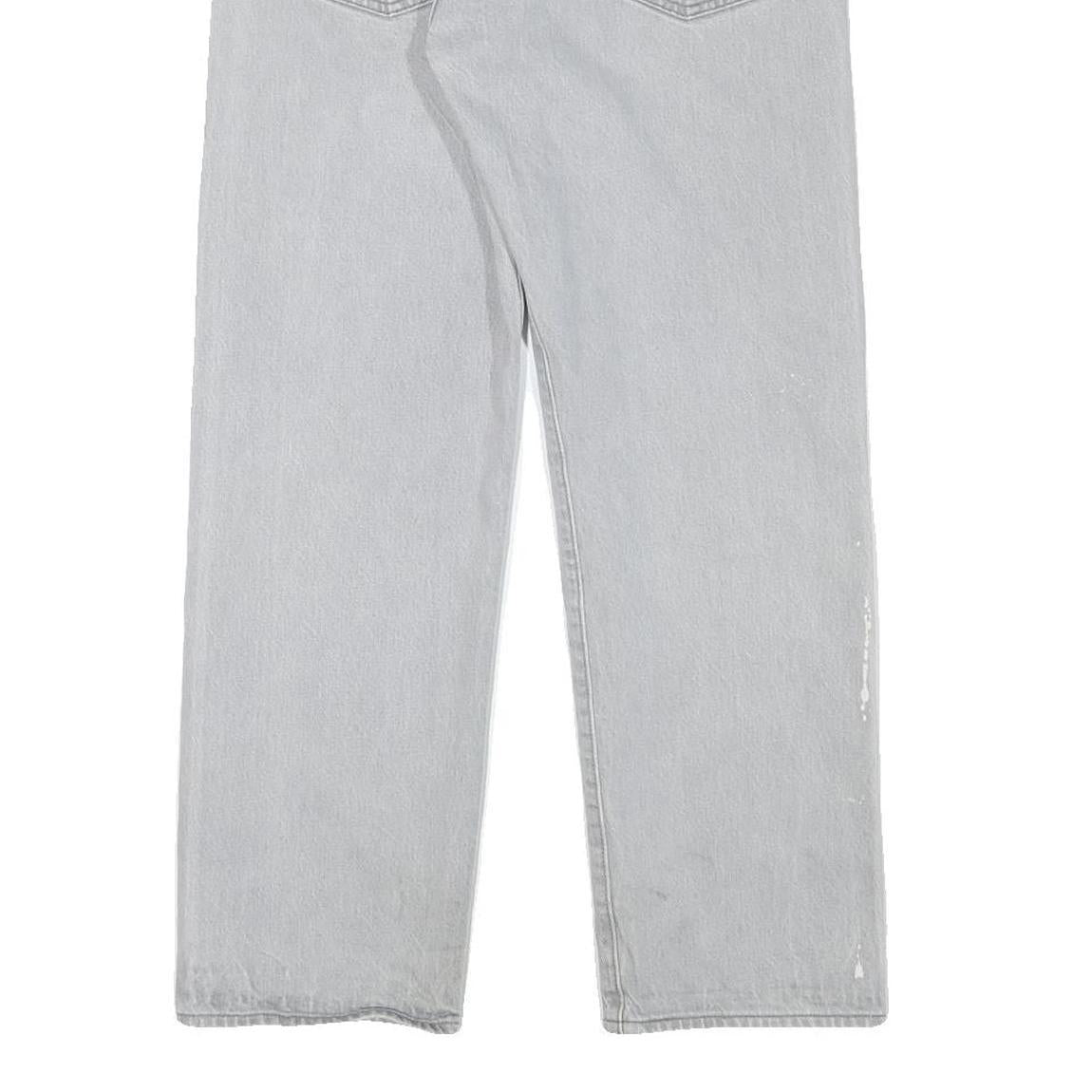 LEVI'S 501 Mens Jeans Light Blue Regular Straight Denim W31 L28 Classic Cotton