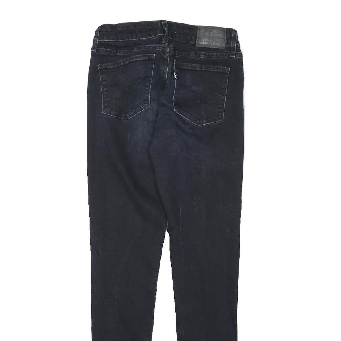 LEVI'S Womens Jeans Blue Slim Skinny Denim Medium W24 L29 Stretch Zip Fastening