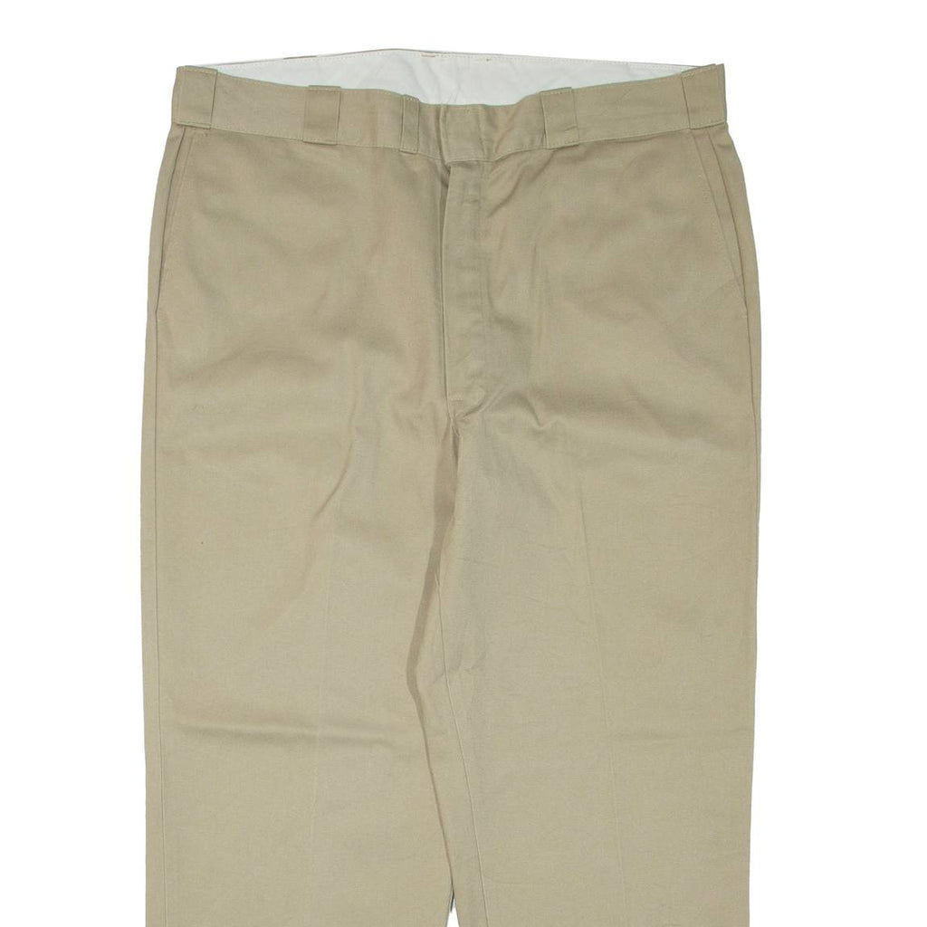DICKIES Mens Trousers Beige Regular Tapered W38 L28