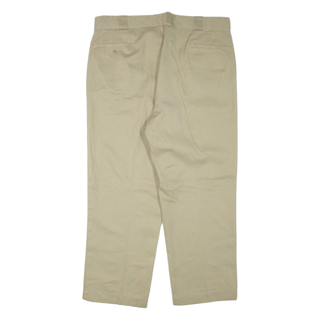 DICKIES Mens Trousers Beige Regular Tapered W38 L28