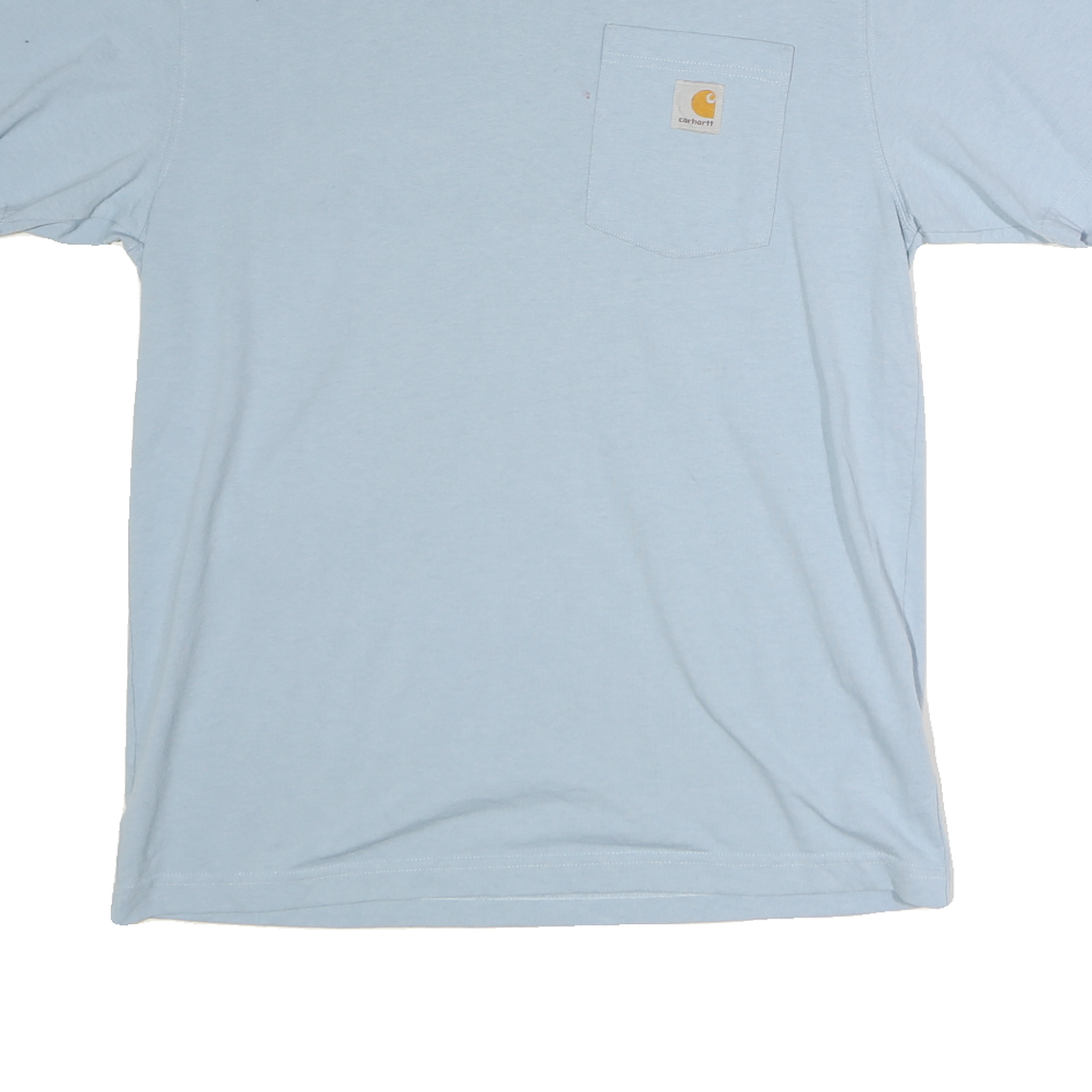 CARHARTT Mens Blue Pocket T-Shirt M Short Sleeve Crew Neck Casual Cotton