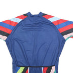 CEROTI Mens Blue Cycling Jersey L Short Sleeve Zip Neck Lightweight