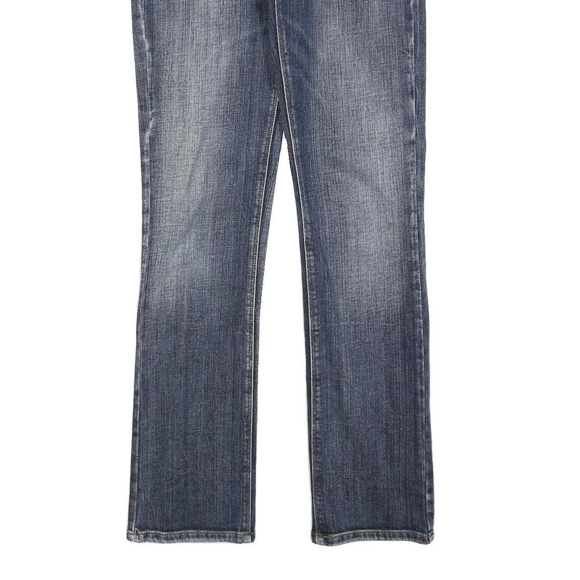 LEVI'S 470 Womens Jeans Blue Slim Straight Denim Medium W28 L34 Zip Closure