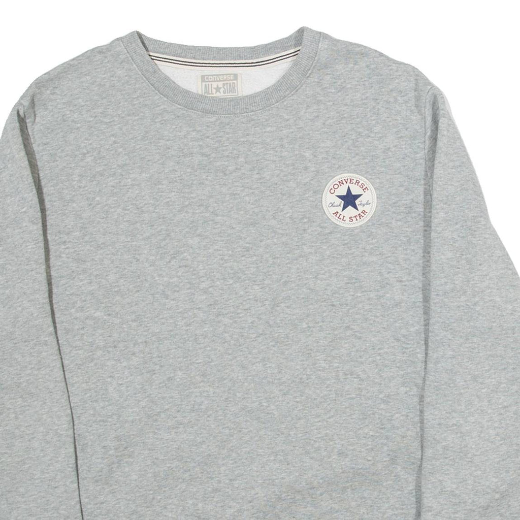 CONVERSE Womens Sweatshirt Grey XS