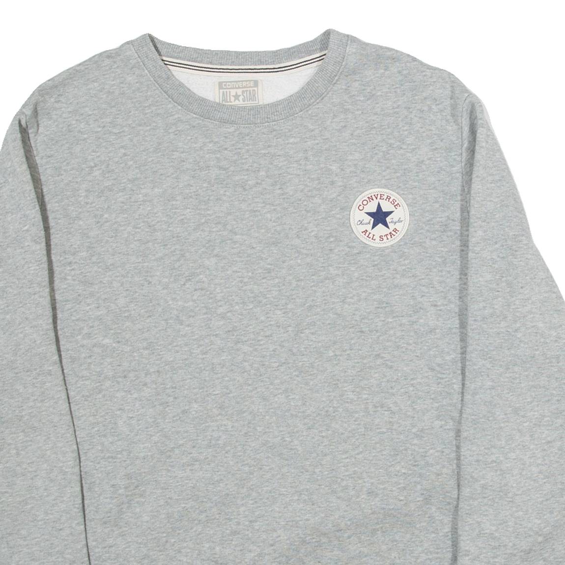 CONVERSE Womens Sweatshirt Grey XS