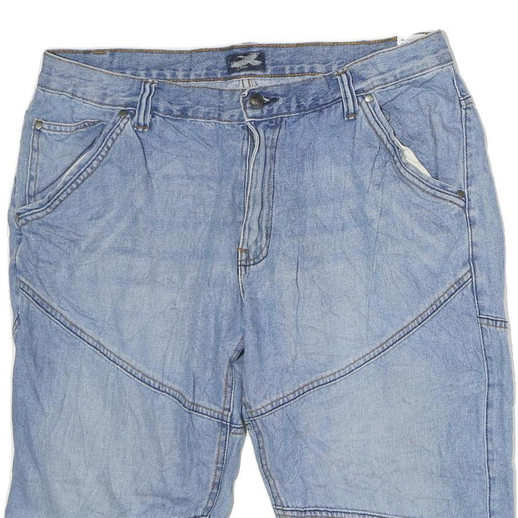 ARIZONA JEAN COMPANY Mens Cotton Blue Denim Casual Shorts XL W38 Relaxed Fit