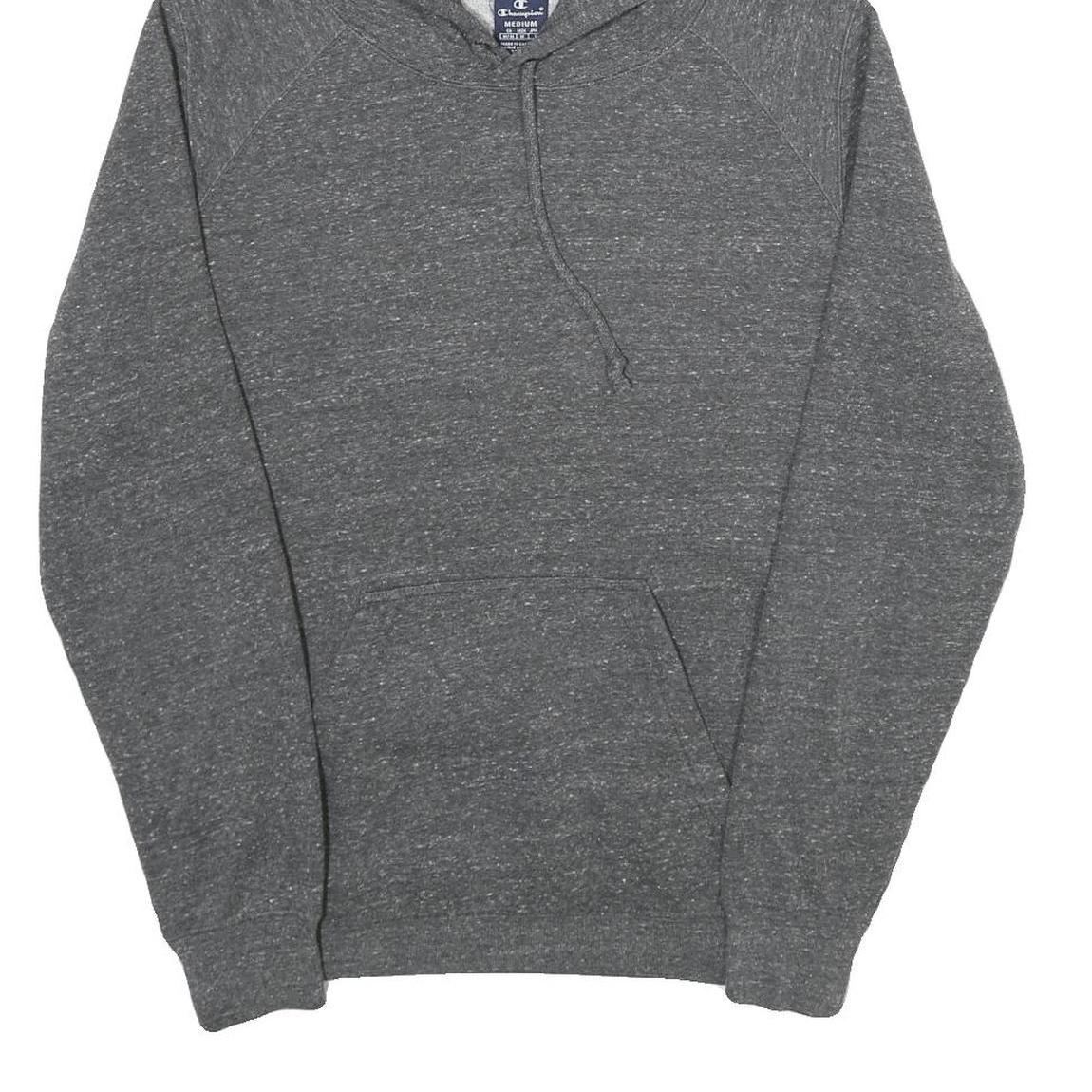 CHAMPION Mens Grey Hoodie Pullover M Cotton Blend Casual Streetwear