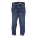 ALL SAINTS Womens Slim Blue Denim Jeans Cotton Blend Zip W28 L27 Stylish Fit