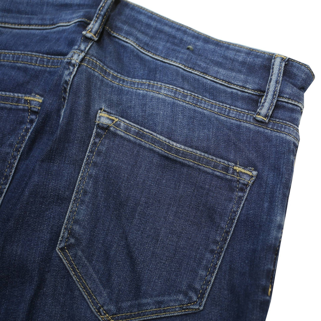ALL SAINTS Womens Slim Blue Denim Jeans Cotton Blend Zip W28 L27 Stylish Fit