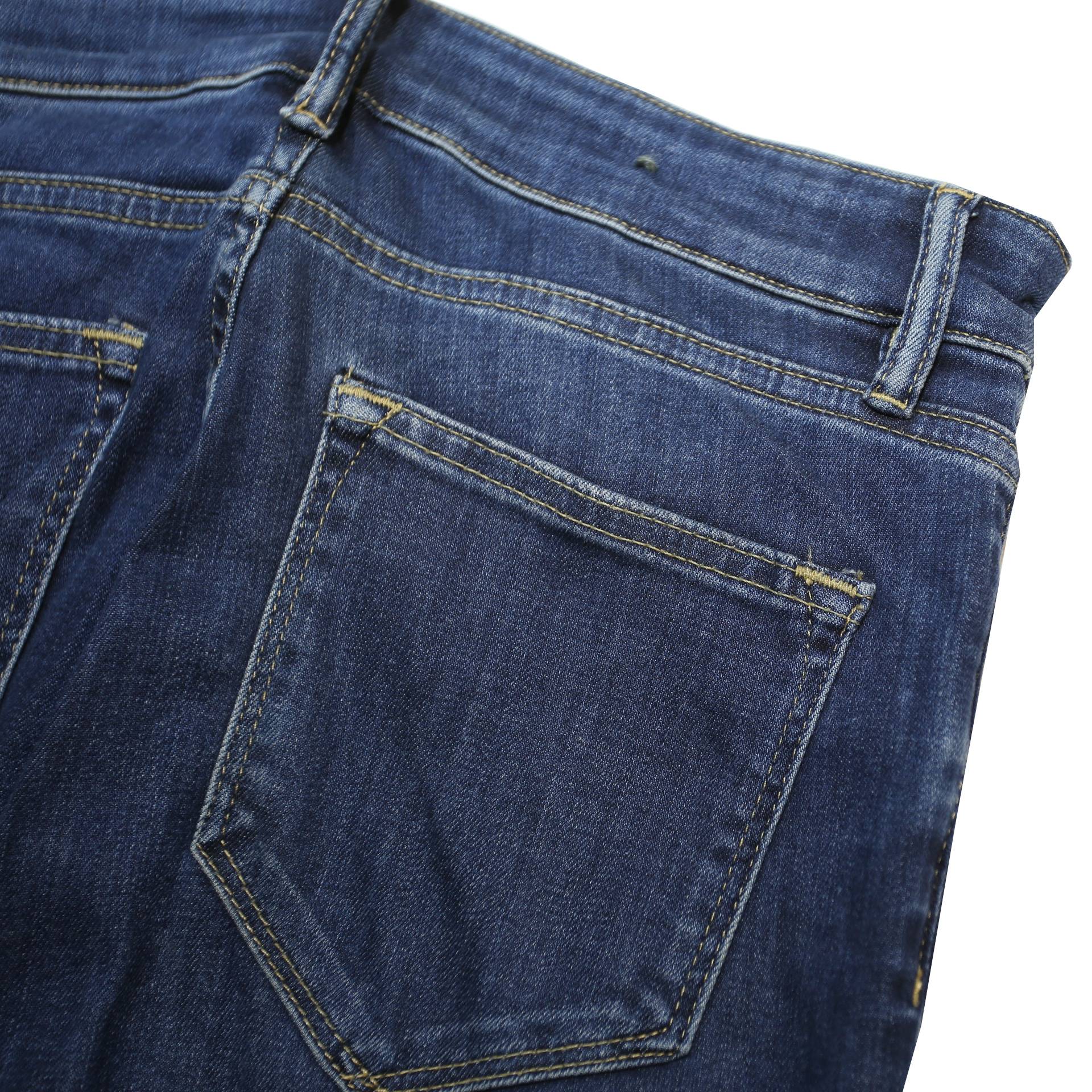 ALL SAINTS Womens Slim Blue Denim Jeans Cotton Blend Zip W28 L27 Stylish Fit