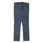 LEVI'S Mens Slim Blue Denim Slim Jeans W30 L30 Classic Cotton Blend Zip