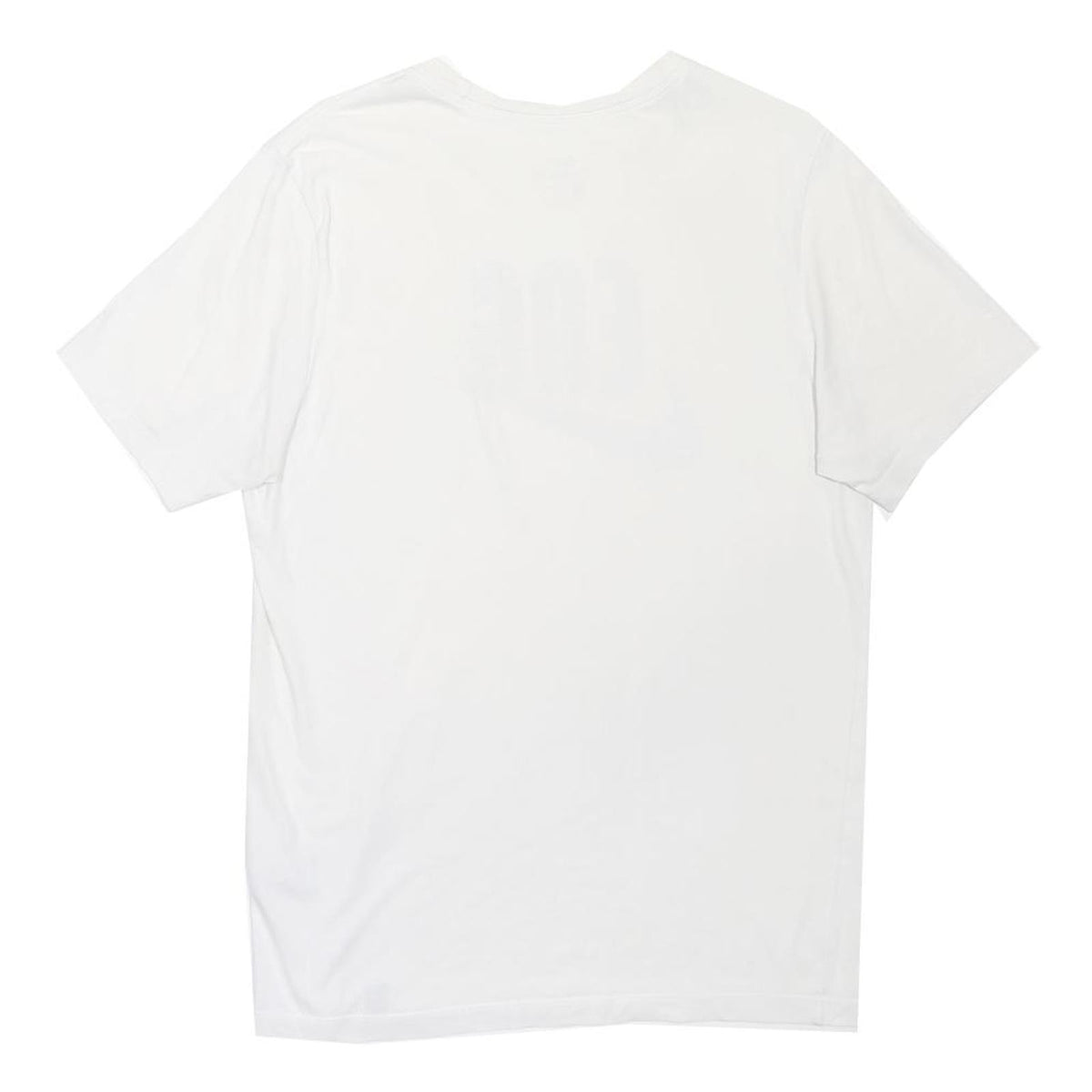 NIKE Mens White Blue ENG Graphic T-Shirt M Short Sleeve Crew Neck Sport Casual