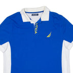 NAUTICA Mens Polo Shirt Blue L