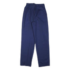 JACKSPORT Mens Cotton Blend Navy Regular Fit Straight Leg Trousers W26 L30 Smart