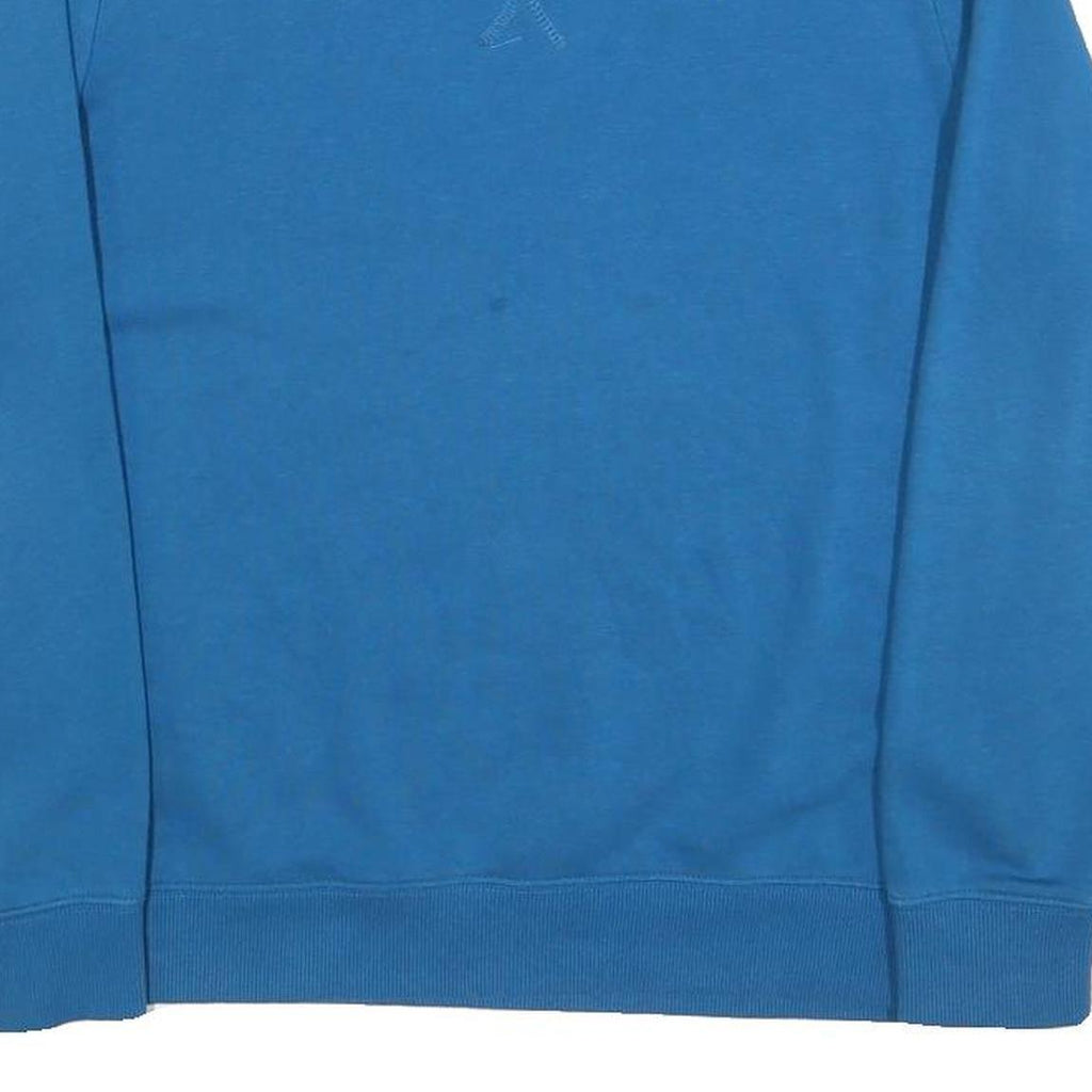 TOMMY HILFIGER Womens Blue Crew Neck M Cotton Blend Sweatshirt Classic Logo