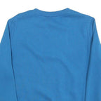 TOMMY HILFIGER Womens Blue Crew Neck M Cotton Blend Sweatshirt Classic Logo