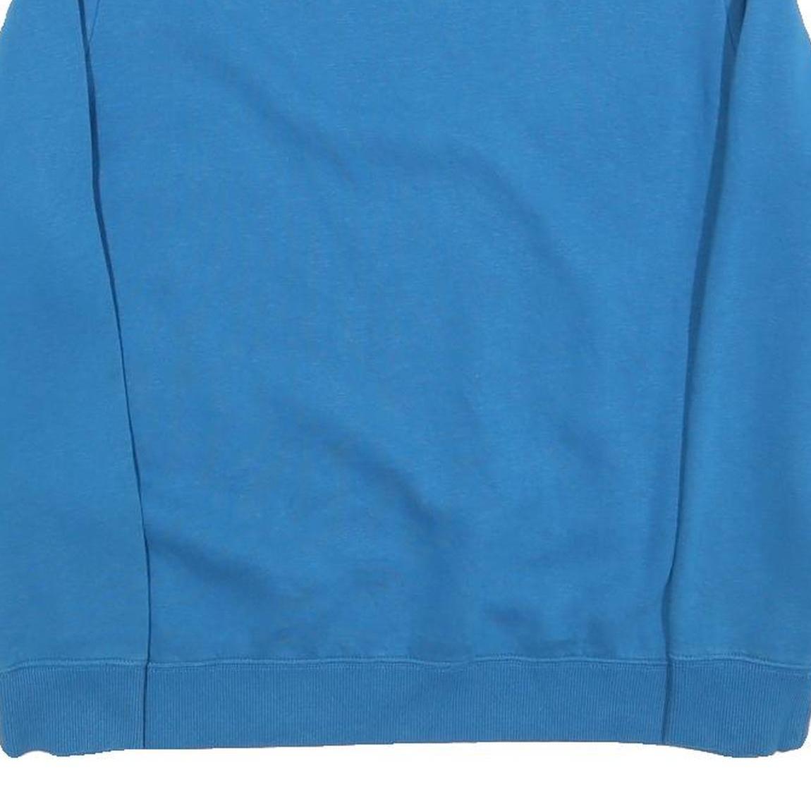 TOMMY HILFIGER Womens Blue Crew Neck M Cotton Blend Sweatshirt Classic Logo