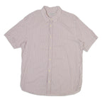 ALL SAINTS Mens Shirt White Crazy Pattern L